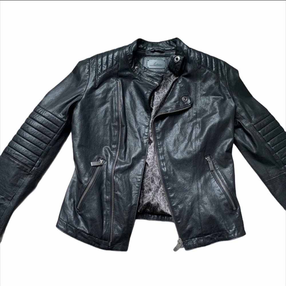 Leather Black Moto Jacket